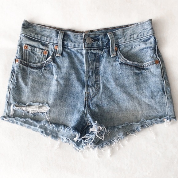 Levi’s 501 Original HR Denim Shorts - Picture 1 of 12